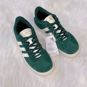 Green Adidas VL Court 3.0 Sneakers